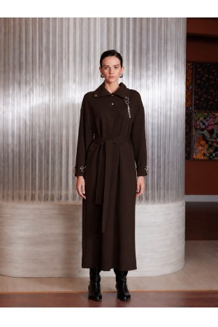  Missemramiss 5470  Valerıa Dress Elbise - KAHVE