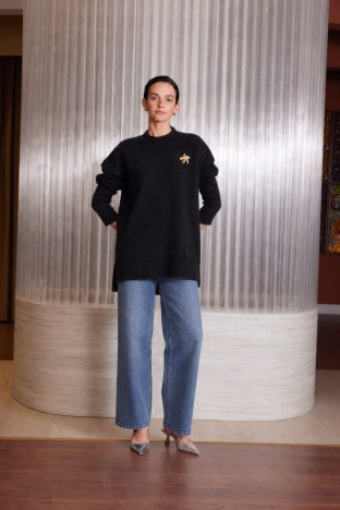 Missemramiss 5442 Angora Kazak - SİYAH