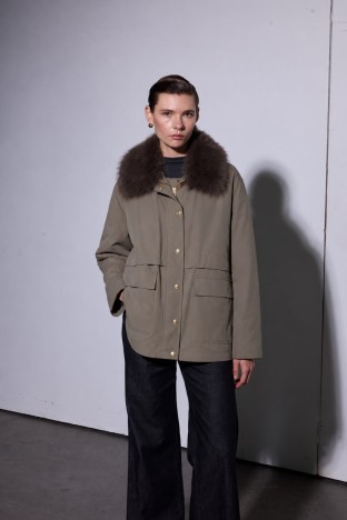 Missemramiss 5481 Specıal Kürklü Parka  - VİZON